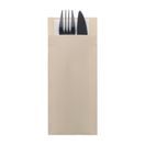 Europochette Classic Size Cream Cutlery Pouch with White 2ply Napkin additional 2