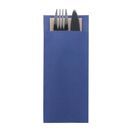 Europochette Classic Size Marine Blue Cutlery Pouch with Kraft 2ply Napkin additional 2