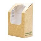 Vegware VWWTT Compostable Kraft Tortilla Wrap Boxes With PLA Window additional 1