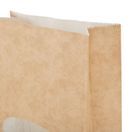 Colpac 10376 Recyclable Paper Sandwich / Deli Bags With Window Kraft additional 3