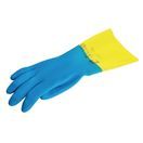 MAPA Alto 405 Liquid-Proof Heavy-Duty Janitorial Gloves Blue &amp; Yellow Extra Large additional 5
