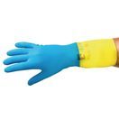MAPA Alto 405 Liquid-Proof Heavy-Duty Janitorial Gloves Blue &amp; Yellow Medium additional 7