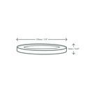 Vegware RLID150BW-VL Round Black Window Lid, 150-Series additional 3