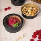 Vegware RLID150BW-VL Round Black Window Lid, 150-Series additional 2