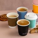 Vegware VDW-10 10oz Double Wall Brown Kraft Cup, 89-Series additional 2