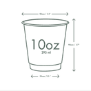 Vegware VDW-FG10 10oz Feel Good Double Wall Hot Cup, 89-Series additional 2