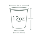Vegware VDW-FS12 12oz Feel Snug Double Wall Hot Cup, 89-Series additional 3