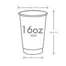 Vegware VDW-FS16 16oz Feel Snug Double Wall Hot Cup, 89-Series additional 3