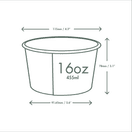 Vegware SC-FS16 16oz Feel Snug Soup Container, 115-Series additional 3