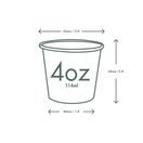 Vegware LV-FS04 4oz Feel Snug Hot Cup, 62-Series additional 2