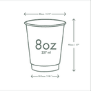 Vegware VDW-FS08 8oz Feel Snug Double Wall Hot Cup, 99-Series additional 3