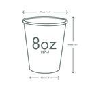 Vegware 8oz Feel Snug Single Wall Hot Cup LV-FS08 79-Series additional 3