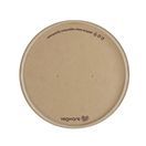 Vegware VLID115P-FS Feel Snug 115-Series Flat Paper Hot Lid additional 1