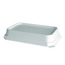 WorldView Fibre Lid for 12oz &amp; 16oz Rectangular Containers Natural additional 1