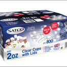 2oz Satco Plastic Deli/Sauce Heavy Duty Pots With Lids 100s additional 3