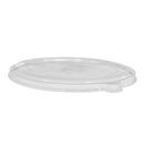 Vanguard WorldView Clear Vented rPET Lid for 24oz &amp; 32oz Oval Containers additional 1