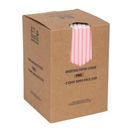Fiesta Compostable Paper Smoothie Straws Pink additional 5