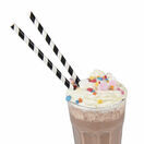 Black and White Biodegradable 2ply Paper Straws 6mm additional 3
