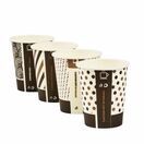 8oz Mixed Design Bamboo Disposable Cups - Compostable additional 3