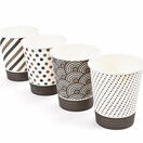 8oz Mixed Design Bamboo Disposable Cups - Compostable & Biodegradable additional 1
