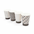 12oz Mixed Design Bamboo Disposable Cups - Compostable additional 1