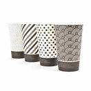 16oz Mixed Design Bamboo Disposable Cups - Compostable additional 1