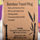 Reusable Bamboo Travel Mug - Floral (400ml/14oz) additional 3