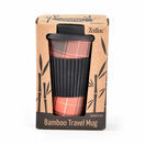 Reusable Bamboo Travel Mug - Tartan (400ml/14oz) additional 2