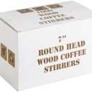 100% Natural Biodegradable Wooden Drink Stirrers 180mm additional 1