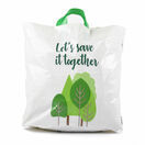 Bag For Life - Standard Size - Green & White additional 1