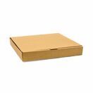 Vegware BOX009 9" Brown Kraft Cardboard Pizza Box additional 2