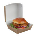 Large Kraft Burger Box 01CSB1BK additional 2
