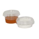 4oz Majestic plastic container with lids additional 2