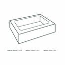 Vegware VWPLATL Large Sandwich Platter Box & Insert additional 3