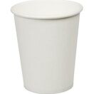 8oz White Single Wall Cup additional 1