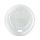 79mm White CPLA Hot Lids To Fit 8oz Cups additional 1