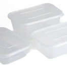 Clearly Premium 500ml Plastic Containers With Lids additional 5