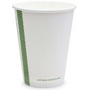 Vegware LV-12 12oz White Single Wall Hot Cup, 89-Series additional 1