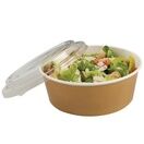 Colpac Recyclable Kraft Salad Pots With Lid Large 1300ml / 45oz additional 1