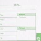 Temperature Log Book J201 additional 3