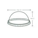 Vegware 115-Series Dome PLA Cold Lid - VL115D additional 3
