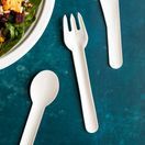 Vegware VP-FK6.2 6.2in Compostable Paper Fork additional 2