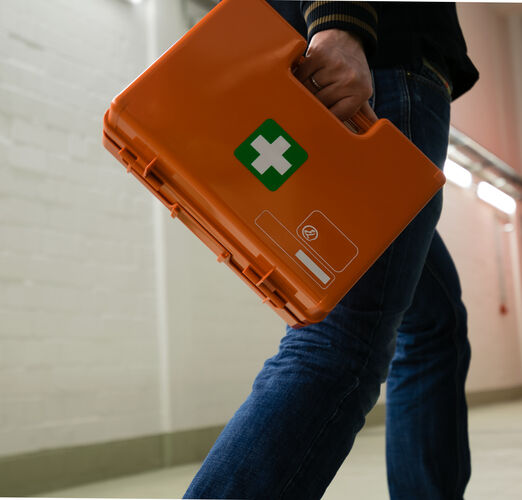 First,Aid,After,An,Accident,At,Work.,First,Responder,With