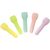 Vegware VP-SP3.5C Tutti Frutti Paper Ice Cream Spoons