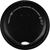 Vegware VLID79PB 79-Series Black Paper Sipping Lid