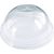 Eco-Products BlueStripe Clear rPET Dome Lid EP-DLCC-R-EP for 10oz–20oz Cups with Straw Slot