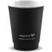 Vegware VDW-B08 8oz Double Wall Black Hot Cup