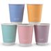 Vegware VDW-FG08 8oz Feel Good Double Wall Hot Cup