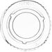 Vegware VWPL1 Compostable Cold Portion Pot Lids 28ml / 1oz