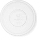 Vegware VL185F 185-Series PLA Flat Lid